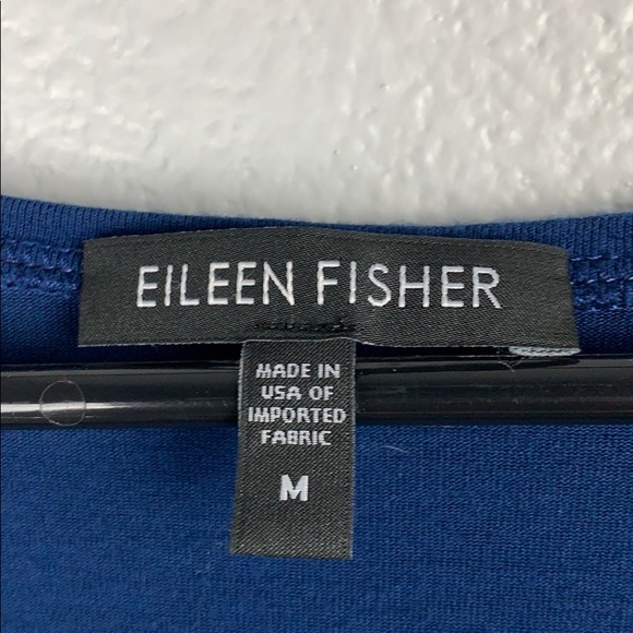 Eileen Fisher Blue Shift Dress - Picture 2 of 4